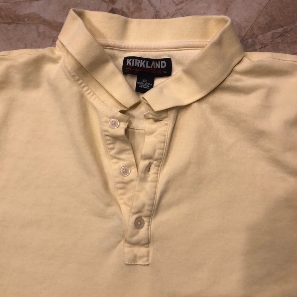 Kirkland Yellow Polo - XXL - Picture 2 of 3
